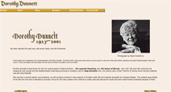 Desktop Screenshot of dorothydunnett.co.uk