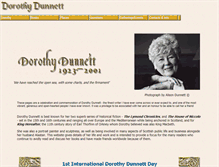 Tablet Screenshot of dorothydunnett.co.uk